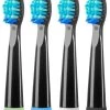 LifeGoods Opzetborstels - Voor Elektrische Tandenborstel - 4 Stuks - Zwart/Blauw -Cosmetic Verkoop 1057x1200