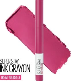 Maybelline SuperStay Ink Crayon Matte Lippenstift - 35 Treat Yourself - Roze -14 Gr -Cosmetic Verkoop 1058x1200