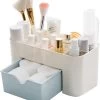 IBright Make-Up Organizer Met Lade - Cosmetica Opbergdoos - Bureau Organizer - Blauw -Cosmetic Verkoop 1090x1200