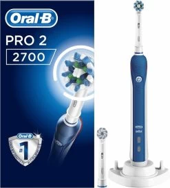 Oral B Oral-B Pro 2 2700 CrossAction - Elektrische Tandenborstel - Blauw, Wit