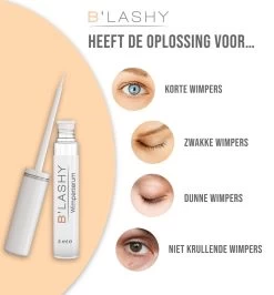 B’LASHY® Wimperserum - Wimper Groeimiddel - Wimper Serum Voor Sterke, Lange En Volle Wimpers - 5 Ml -Cosmetic Verkoop 1115x1200