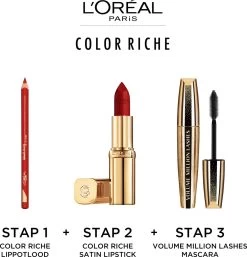 L’Oréal Paris Make-Up Designer Color Riche Satin Lipstick - 231 Sepia Silk - Nude - Verzorgende Lippenstift Met Arganolie Voor Een Comfortabel Gevoel - 4,54 Gr -Cosmetic Verkoop 1154x1200 1