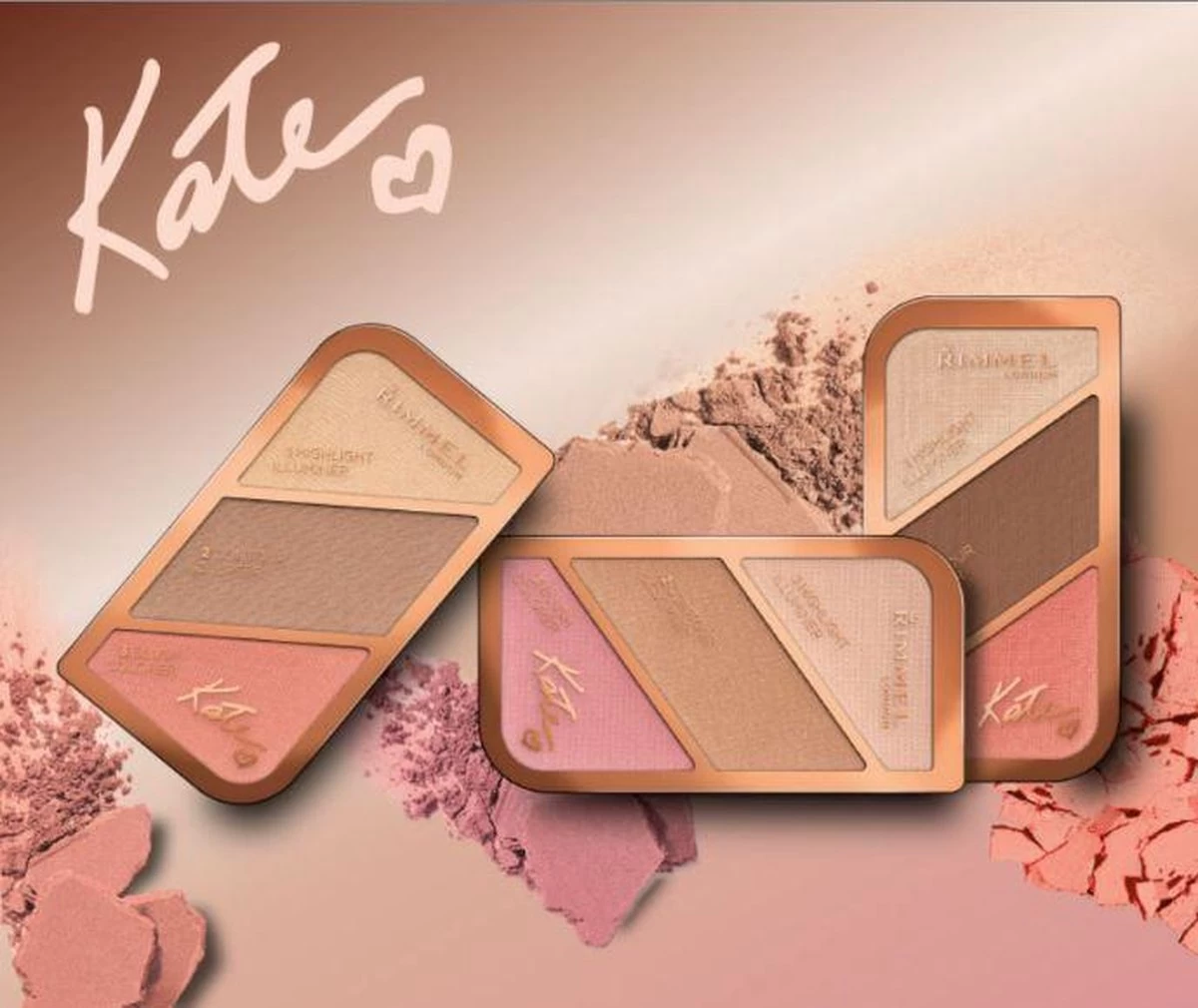 Rimmel London Kate Sculpting Palette - Golden Sands 8 Rimmel London Kate Sculpting Palette - Golden Sands - Afbeelding 6