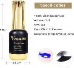 Venalisa 120 Set | 12ml Per Stuk | Professionele Set | Gellak Nagellak | Inclusief Koffer | Polygel | Polygel Kleuren | Polygel Nagels | Polygel Kit -Cosmetic Verkoop 1200x1105