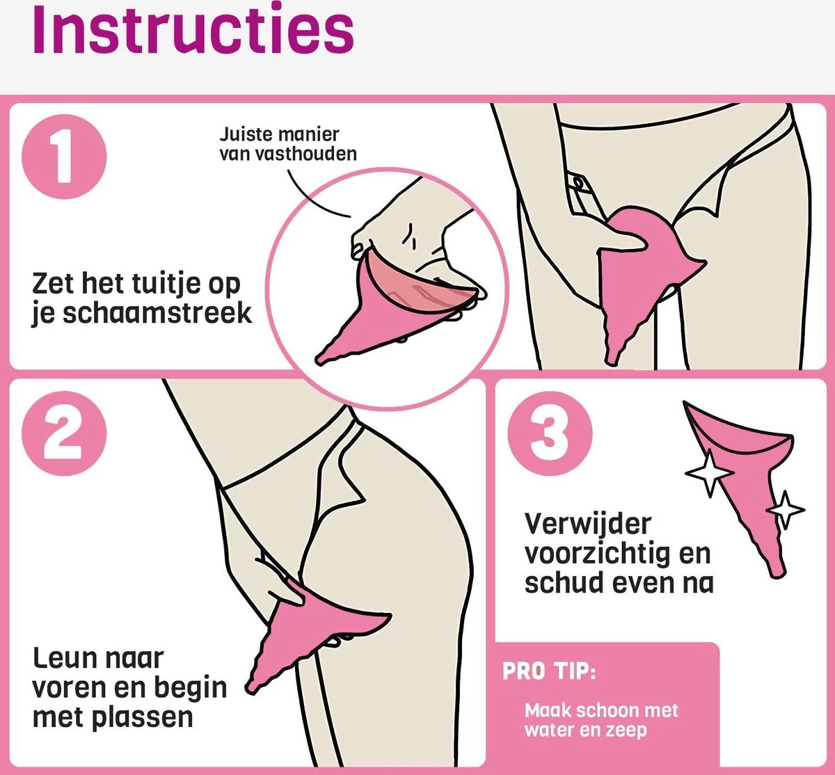 Peesential XL Plastuit Voor Vrouwen - Vrouwen Urinoir - Urine Fles - Urinaal - Herbruikbaar Plastuitje - Staand Plassen - Plaskoker Voor Festivals / Reizen / Kamperen - Incl. Hygiënisch Tasje En Extensie - Groot - Roze 7 Peesential XL Plastuit Voor Vrouwen - Vrouwen Urinoir - Urine Fles - Urinaal - Herbruikbaar Plastuitje - Staand Plassen - Plaskoker Voor Festivals / Reizen / Kamperen - Incl. Hygiënisch Tasje En Extensie - Groot - Roze - Afbeelding 5