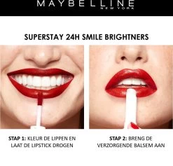 Maybelline SuperStay 24H Smile Brighters Lippenstift - 860 Crisp Magenta - Roze - Langhoudend -Cosmetic Verkoop 1200x1150