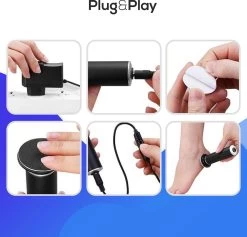 LifeWise Elektrische Eelt Verwijderaar - Voetvijl - 60 Vervangbare Schuurpads - Netstroom Adapter -Cosmetic Verkoop 1200x1153 3