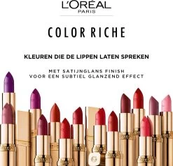 L’Oréal Paris Make-Up Designer Color Riche Satin Lipstick - 231 Sepia Silk - Nude - Verzorgende Lippenstift Met Arganolie Voor Een Comfortabel Gevoel - 4,54 Gr -Cosmetic Verkoop 1200x1158 1
