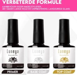Luneya Gellak - Starterspakket - Primer - Base Coat - Top Coat - LED Lamp Gel Nagellak -Cosmetic Verkoop 1200x1175 1
