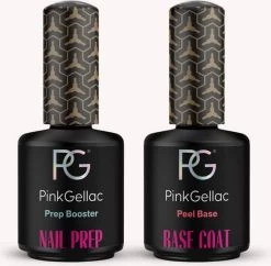 Pink Gellac - Peel Base Set - Peel Off Base Coat & Prep Booster