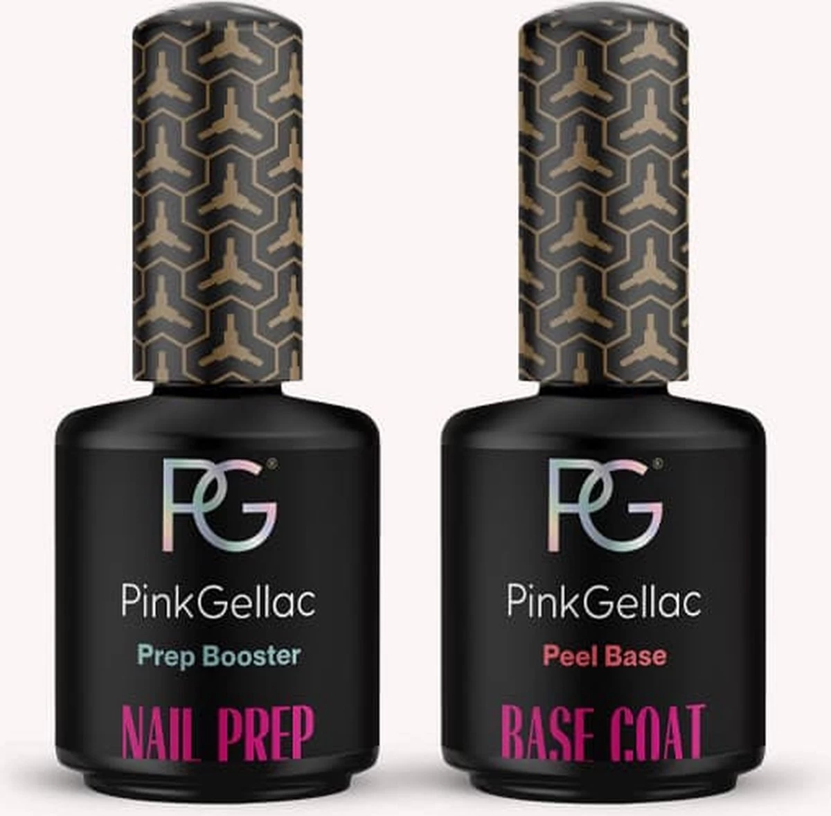 Pink Gellac - Peel Base Set - Peel Off Base Coat & Prep Booster 3 Pink Gellac - Peel Base Set - Peel Off Base Coat & Prep Booster