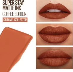 Maybelline SuperStay Matte Ink Lipstick Coffee Collection Limited Edition - 265 Caramel Collector - Nude Lippenstift - 5 Ml -Cosmetic Verkoop 1200x1192