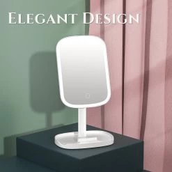 HighHome - Make Up Spiegel Met Led Verlichting - Inclusief 10x Spiegel - 3 Warmtes - 360 °C Draaibaar -Cosmetic Verkoop 1200x1200 2