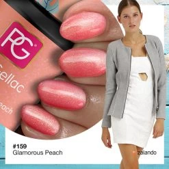 Pink Gellac - Glamorous Peach - Gellak - Vegan - Oranje - Glanzend - 15ml -Cosmetic Verkoop 1200x1200 222