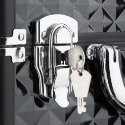 Dreamble Make-up Koffer - Make-up Trolley - Zwart - Rijdbaar - Met Wieltjes - Compact - 8 Vakken - Met Slot - 2 Sleutels -Cosmetic Verkoop 1200x1200 291