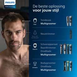 Philips Series 5000 MG5730/15 - Multigroom - Met 11 Hulpstukken -Cosmetic Verkoop 1200x1200 364