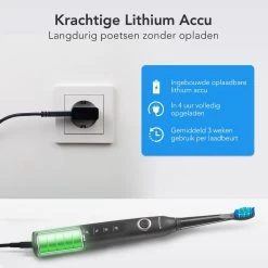 LifeGoods Elektrische Tandenborstel - Oplaadbaar - Veilig Voor Douche - 4 Opzetborstels - Zwart 16 LifeGoods Elektrische Tandenborstel - Oplaadbaar - Veilig Voor Douche - 4 Opzetborstels - Zwart -Cosmetic Verkoop 1200x1200 432