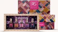 Pink Gellac - Color Box Luminous - Gellak - Set Van 3 Glitter En 2 Effen Kleuren 9 Pink Gellac - Color Box Luminous - Gellak - Set Van 3 Glitter En 2 Effen Kleuren -Cosmetic Verkoop 1200x676