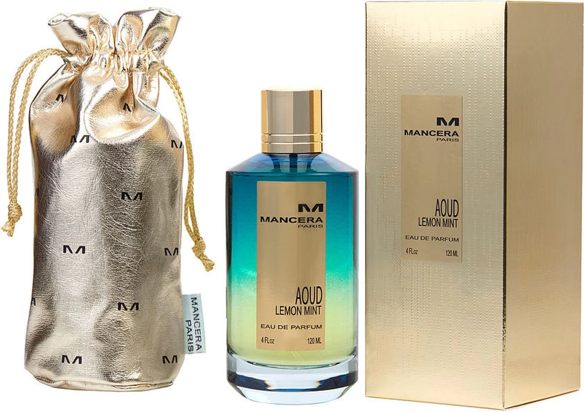 Mancera Paris - Aoud Lemon Mint - Eau De Parfum - 120 Ml - Unisex Geur 4 Mancera Paris - Aoud Lemon Mint - Eau De Parfum - 120 Ml - Unisex Geur - Afbeelding 2