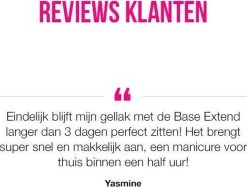 Pink Gellac - Base Extend - Base Coat Gellak - Snel Afweekbaar - 15 Ml -Cosmetic Verkoop 1200x909