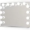 Bright Beauty Vanity Hollywood Make Up Spiegel Met Verlichting - 80 X 65 Cm - Dimbaar - Zonder Rand - Spiegelglas -Cosmetic Verkoop 1200x931