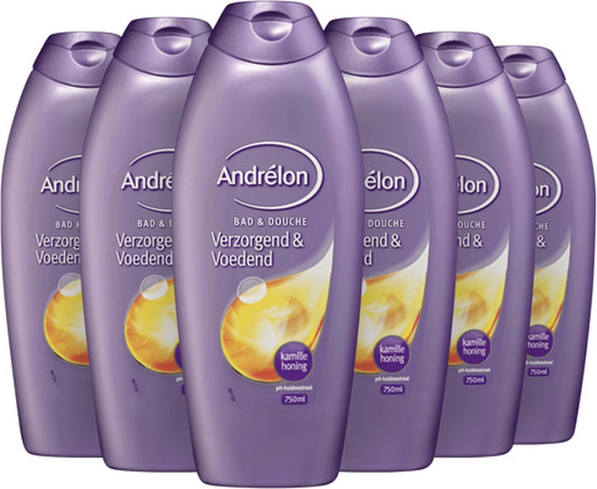 Andrélon 2in1 Bad & Douchegel - 6 X 750 Ml - Voordeelverpakking 3 Andrélon 2in1 Bad & Douchegel - 6 X 750 Ml - Voordeelverpakking
