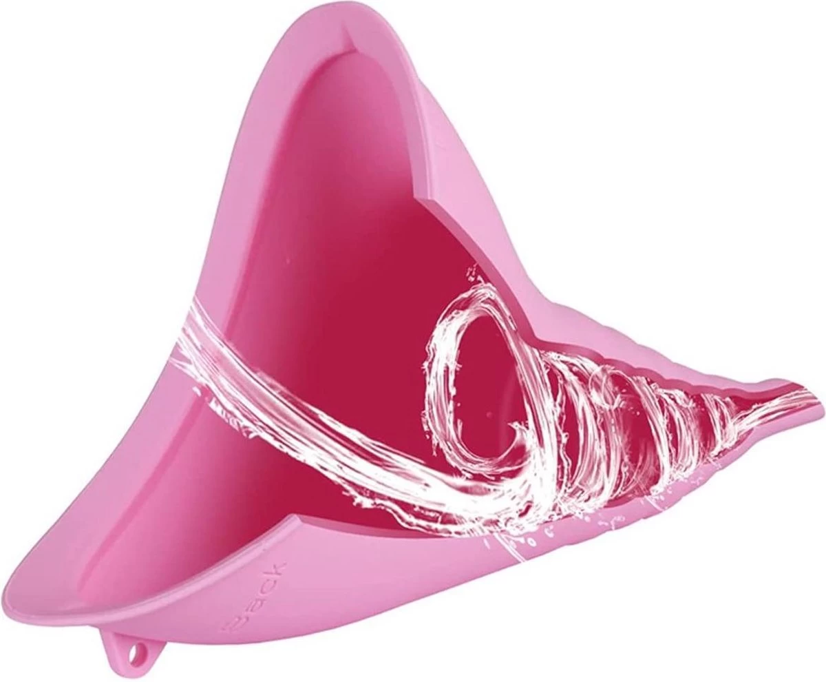 Peesential XL Plastuit Voor Vrouwen - Vrouwen Urinoir - Urine Fles - Urinaal - Herbruikbaar Plastuitje - Staand Plassen - Plaskoker Voor Festivals / Reizen / Kamperen - Incl. Hygiënisch Tasje En Extensie - Groot - Roze 6 Peesential XL Plastuit Voor Vrouwen - Vrouwen Urinoir - Urine Fles - Urinaal - Herbruikbaar Plastuitje - Staand Plassen - Plaskoker Voor Festivals / Reizen / Kamperen - Incl. Hygiënisch Tasje En Extensie - Groot - Roze - Afbeelding 4