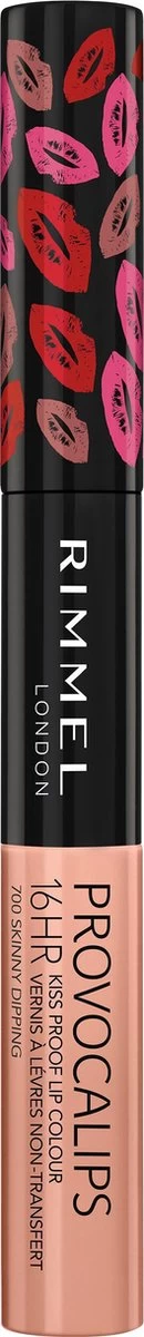 Rimmel London Provocalips Kiss Proof 16 Hr Liquid Lip - 700 Skinny Dipping - 7 Ml - Nude 10 Rimmel London Provocalips Kiss Proof 16 Hr Liquid Lip - 700 Skinny Dipping - 7 Ml - Nude - Afbeelding 8