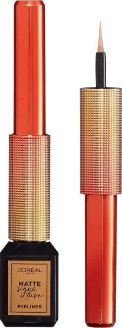 L’Oréal Paris Paris Electric Nights Superliner Matte Signature Eyeliner - Limited Edition – 10 Gold – Goud -Cosmetic Verkoop 448x1200 1