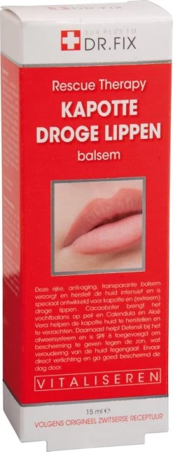 Dr. Fix Kapotte Droge Lippen Balsem - 15 Ml - Lippenbalsem