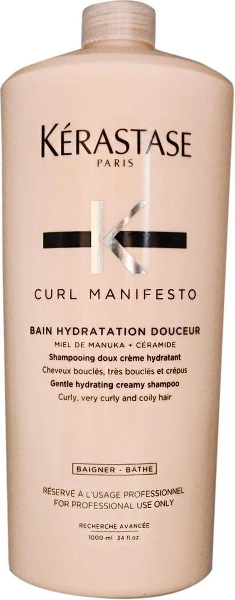 Kérastase - Curl Manifesto - Bain Hydratation Douceur - Shampoo - 1000 Ml 3 Kérastase - Curl Manifesto - Bain Hydratation Douceur - Shampoo - 1000 Ml