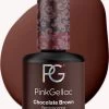 Pink Gellac - Chocolate Brown - Gellak - Vegan - Bruin - Creamy Finish - 15 Ml -Cosmetic Verkoop 833x1200