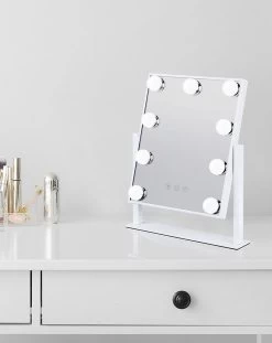 Bright Beauty Vanity Make Up Spiegel Met Verlichting - Wit - Dimbaar Met Drie Lichtstanden -Cosmetic Verkoop 953x1200
